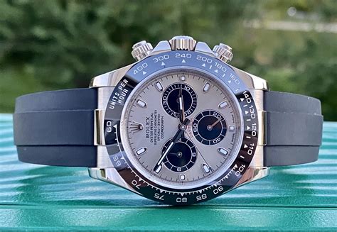 rolex daytona ceramic white gold price|rolex daytona for sale white.